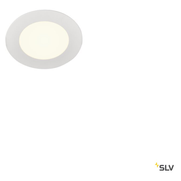 Senser 12, encastré de plafond intérieur, rond, blanc, led, 4000k