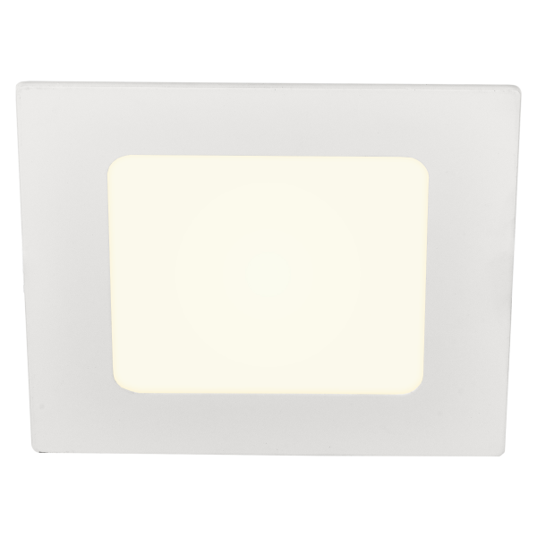 Senser 12, encastré de plafond intérieur, carré, blanc, led, 4000k