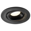 Numinos® move s, encastré de plafond intérieur, orientable, 55°, noir, led, 8,6w, 4000k