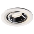 Numinos® move s, encastré de plafond intérieur, orientable, 20°, blanc/chrome, led, 8,6w, 4000k