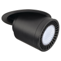 Slv by declic supros move, encastré, rond, noir, 3150lm 4000k, slm led 33,5w, 60°