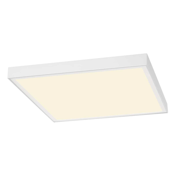 Panled encastré, carré 59,5 cm, blanc mat, 35w, led 3000k