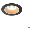 Numinos, encastré de plafond intérieur, 20°, noir/blanc, led, 2700k