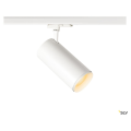 Numinos® xl, spot pour rail 3 allumages intérieur, 24°, blanc/noir, led, 36w, 3000k, variable dali