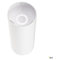 SLV by Declic FENDA, abat-jour cylindrique, Ø 15cm, blanc, textile