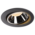 Numinos, encastré de plafond intérieur, 55°, noir/chrome, led, 2700k, orientable