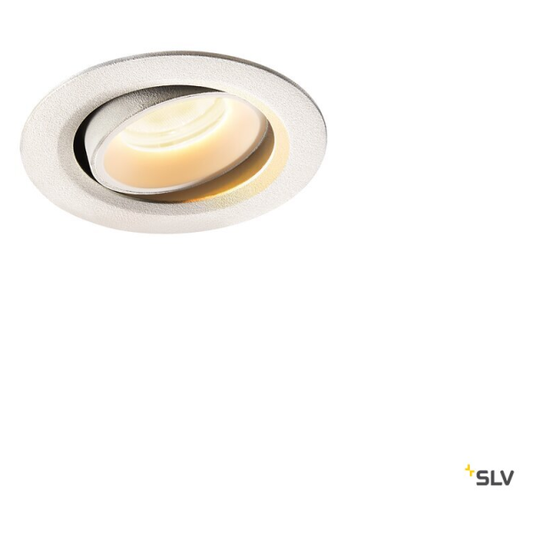 Numinos® move xs, encastré de plafond intérieur, orientable, 55°, blanc, led, 7w, 2700k