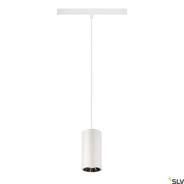 Numinos® s 48v track dali suspension blanc/chromé 16w 1050 lm 3000k irc90 55°