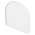 SLV by Declic GLENOS Embouts pour profil industriel arrondi, blanc, 2 pièces