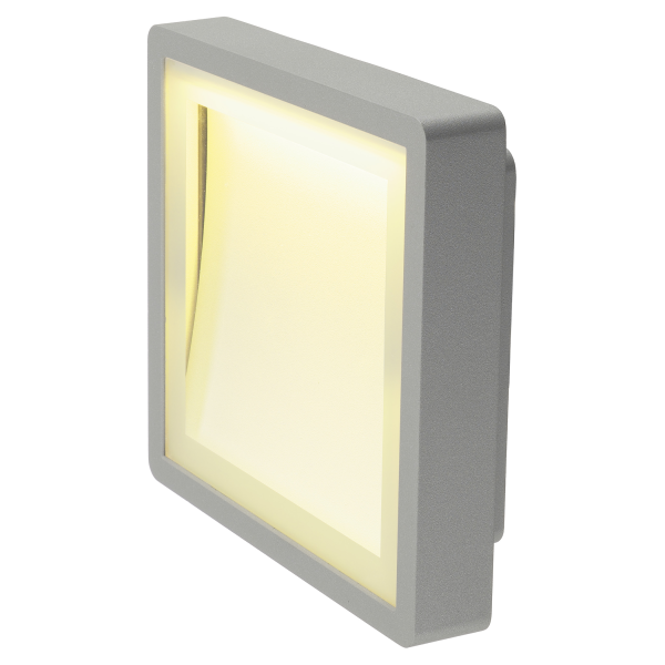 INDIGLA applique, gris argent, 36 SMD LED, 6W, 3000K, IP54