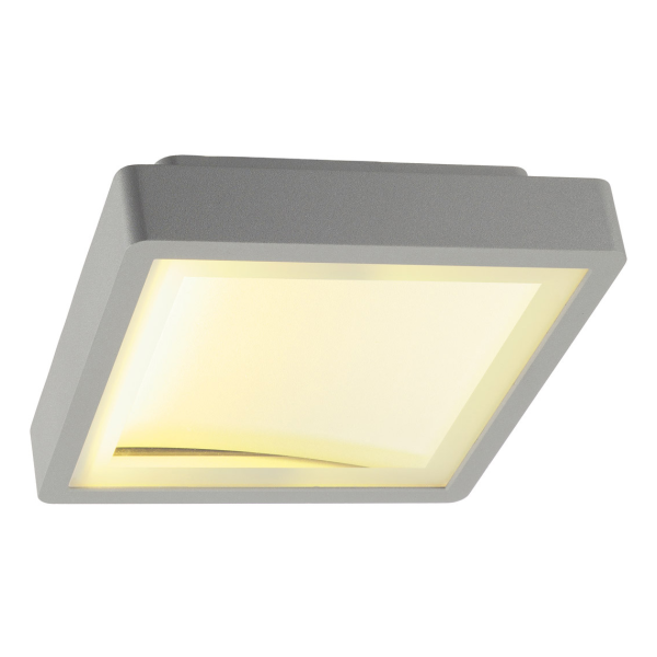 INDIGLA applique, gris argent, 36 SMD LED, 6W, 3000K, IP54