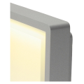 INDIGLA applique, gris argent, 36 SMD LED, 6W, 3000K, IP54