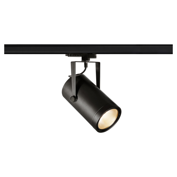 Euro spot track, spot pour rail 3 allumages, intérieur, 235mm, noir, led, 42w, 3