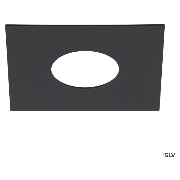 Numinos®, bague de réduction carrée, longueur 16 cm, Ø intérieur 7 cm, noir