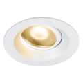 Dingilo, encastré de plafond intérieur, blanc, led, 4,4w, 2700k, ip20/ip44