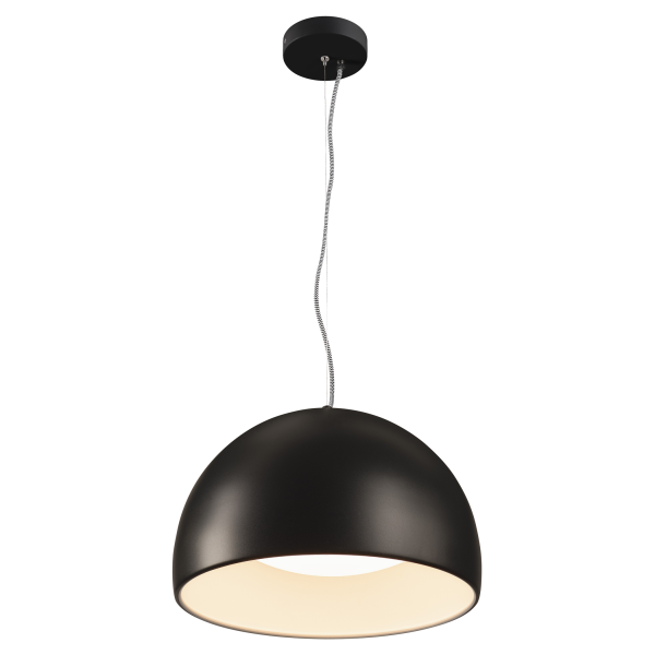 Bela 40, suspension intérieure, ø 40 cm, noir/blanc, led, 24w, 3000k