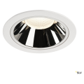 Numinos, encastré de plafond intérieur, 55°, blanc/chrome, led, 4000k