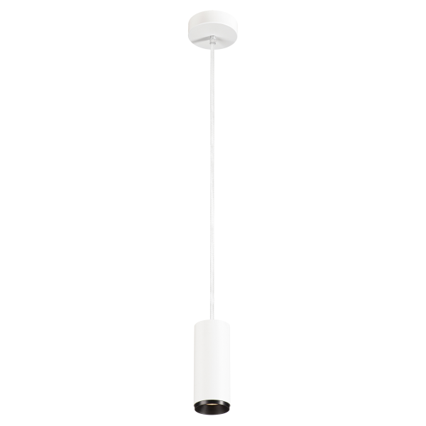 Numinos, suspension intérieure, 60°, blanc/noir, led, 10,42w, 4000k, variable triac