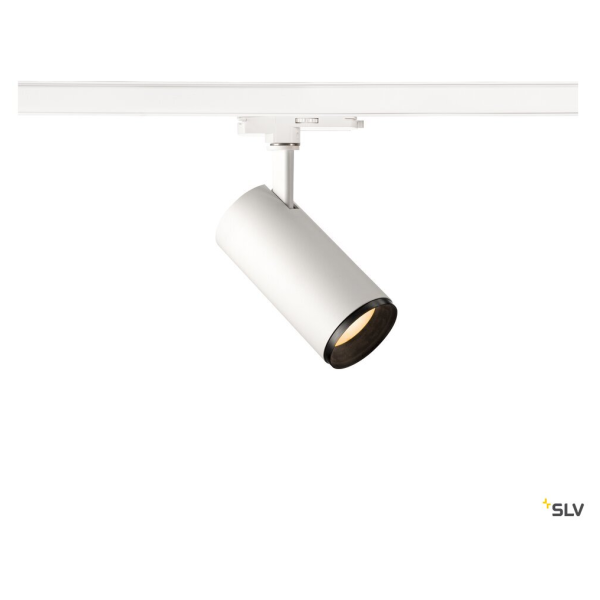 Numinos, spot pour rail 3 allumages, intérieur, 60°, blanc/noir, led, 20,1w, 2700k, variable dali