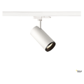 Numinos, spot pour rail 3 allumages, intérieur, 24°, blanc/noir, led, 20,1w, 4000k, variable dali