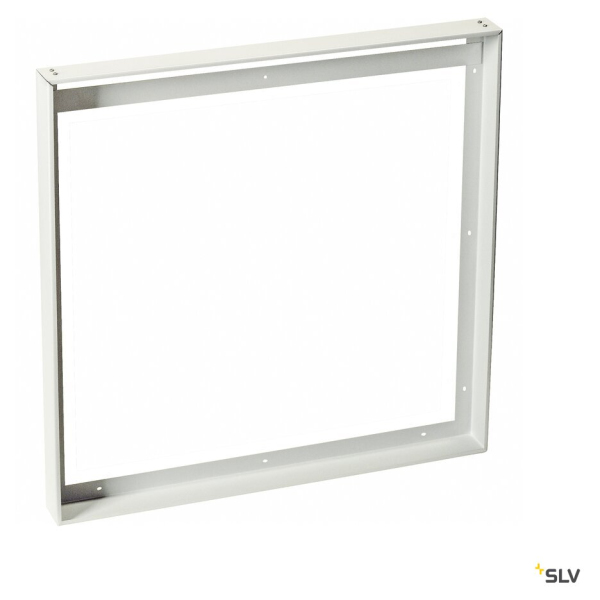 Cadre de fixation, pour panled carré 61,7 cm, blanc mat