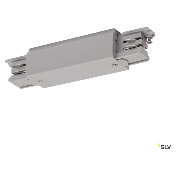 SLV by Declic S-TRACK, connecteur longitudinal, gris argent