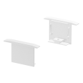 SLV by Declic GRAZIA 20, embouts pour profil encastré, 2 pcs., blanc