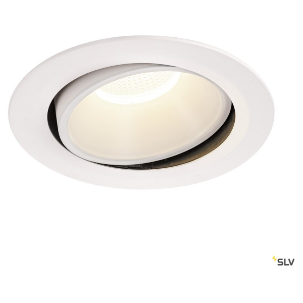 Numinos, encastré de plafond intérieur, 55°, blanc, led, 4000k, orientable