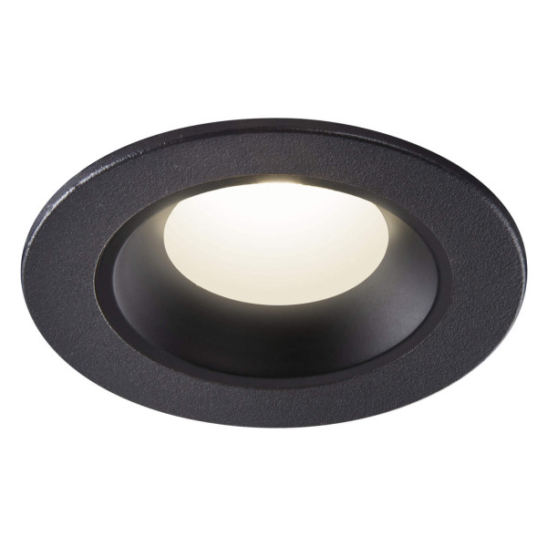 Numinos® xs, encastré de plafond intérieur, 55°, noir, led, 7w, 4000k, ip20/ip44