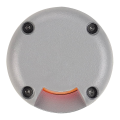 LED PLOT ROND POUR LED PLOT INSERT, 1 FENETRE, GRIS ARGENT