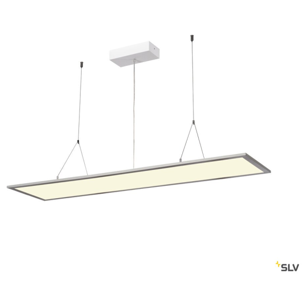 I-pendant pro, suspension intérieure, gris argent, led, 43w, 4000k, angle 90°, variable dali