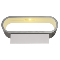 Asso led applique, ovale, alu brossé, 5w led, 3000k