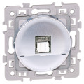 Square rj45 cat5e grade 1 utp silver