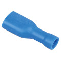 Cosse femelle isolante 6mm 1,5 à 2,5mm² bleu