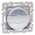 Square inter vr 3 boutons silver