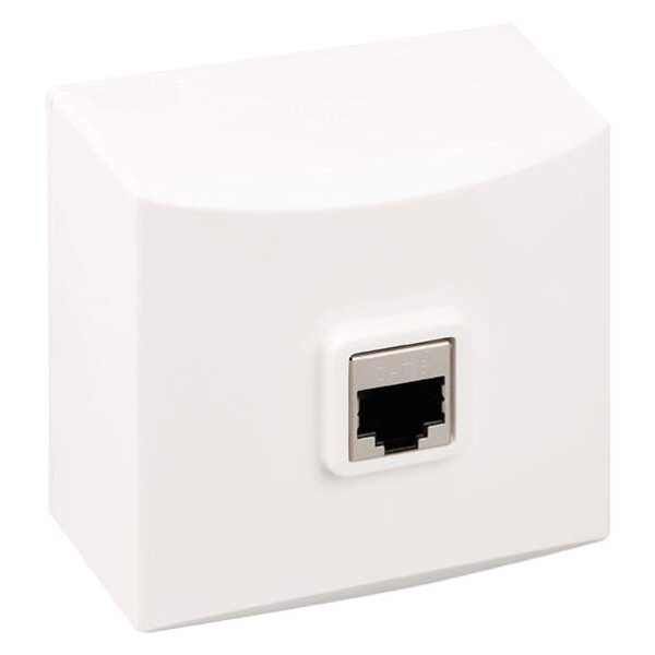 Prise rj45 blanche