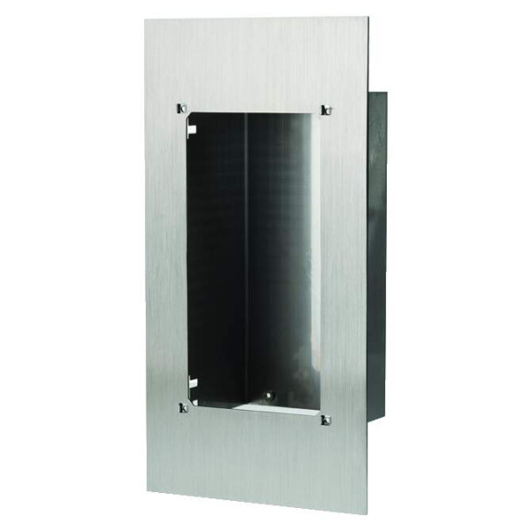 Façade inox pour intégration JKDVF&JFDVF dans potelet PA1601 (140001)