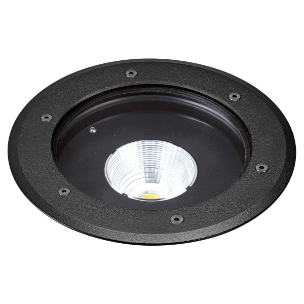 Tecnisol 200 - enc.sol ext. ip67 ik10, rond, noir, led 20w 60° 4000k 2000lm