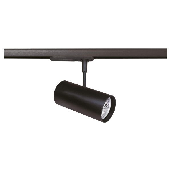 Evoli - spot rail 1 all.029, noir, angle 35°, led intég. 9w 4000k 820lm