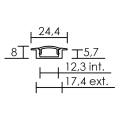 Profile pe1 2m alu +diff opale