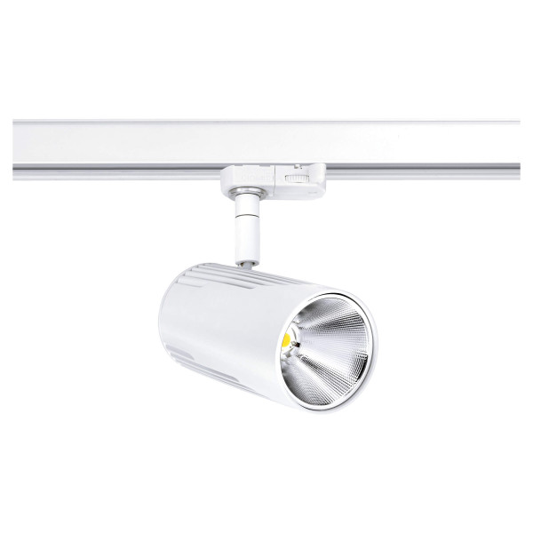 Lumi 023 - proj. rail 3 all.023, blanc, angle 32°, led intég. 17w 4000k 1800lm