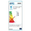 Lucia 2 led 15° gris/blc fr