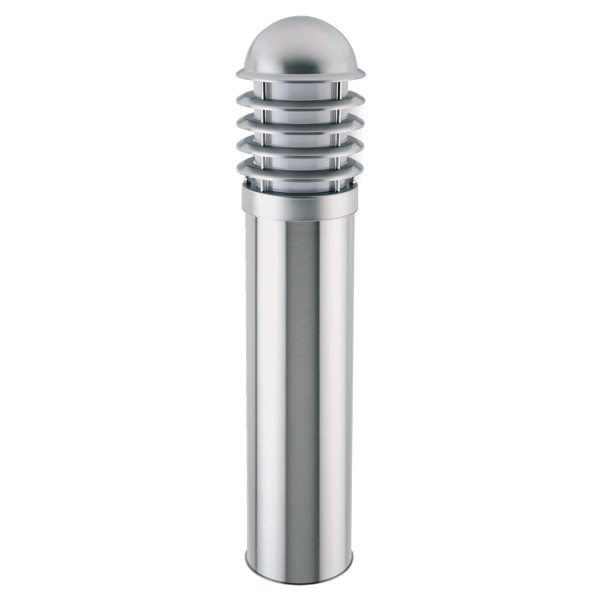 Caleo 2 borne extérieur IP44 IK07, inox, E27 100w max., lampe non incl., hauteur de 75cm