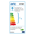 Zeta - enc.gu5,3, ip20/65, cl.2, vol.1, rond, blanc, lpe led 6w 4000k, 520lm