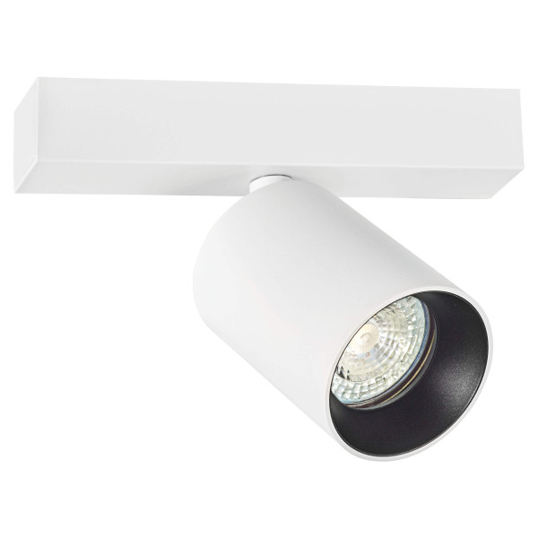 Nolan b1 - spot s/patère, blanc, a/lpe led 5,5w 4000k 410lm dimmable incl.