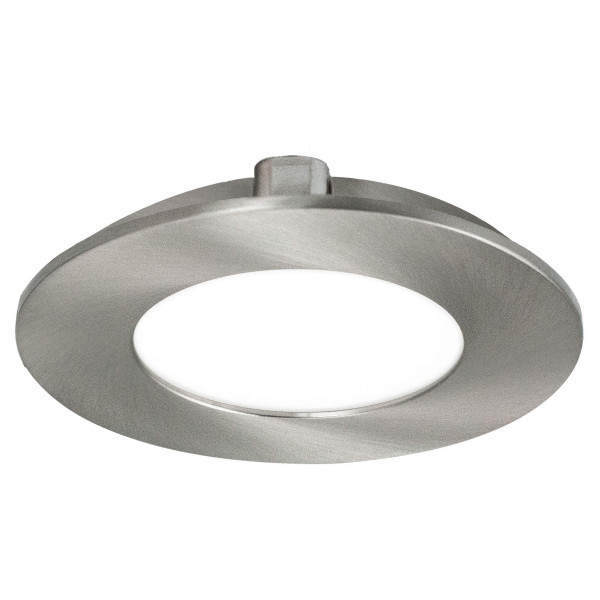 Flat cct - encastré plat fixe nickel 110° led 5w 450lm 3000/4000k (cct)