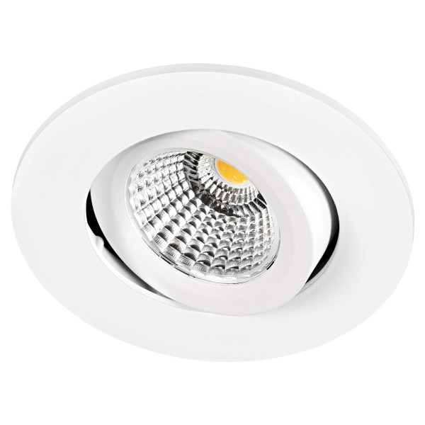 Dl-iso - encastré ip20, recouvrable, blanc, led intég. 8w 65° 3000k 800lm