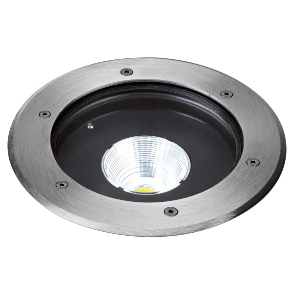 Tecnisol 200 - enc.sol ext. ip67 ik10, rond, inox, led 20w 60° 4000k 2000lm