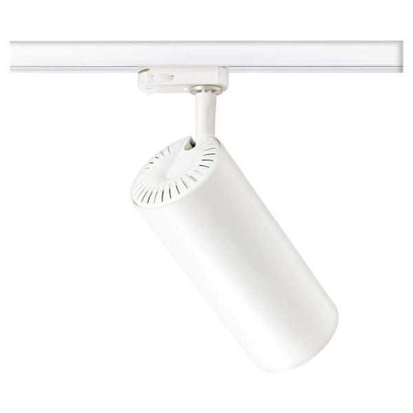 Tek 32 - proj. rail 3 all.023, blanc, angle 36°, led intég. 32w 4000k 3000lm