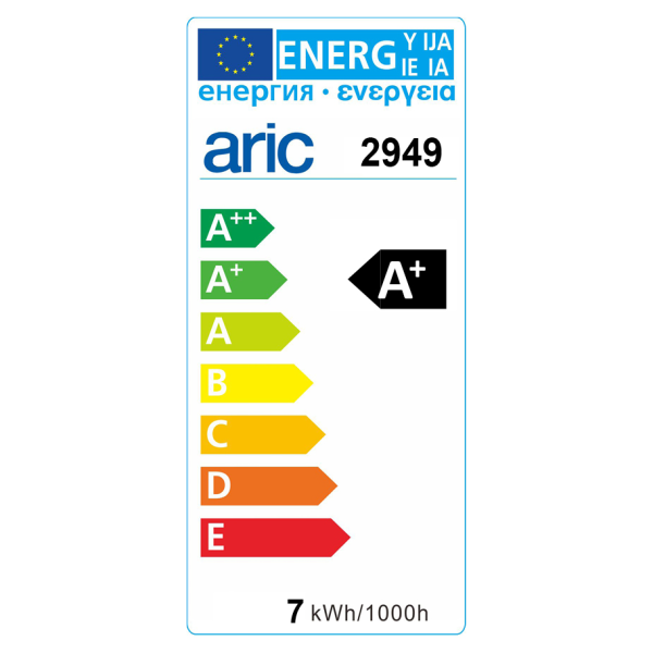 Lpe led gu10 1x6w/4000k blc